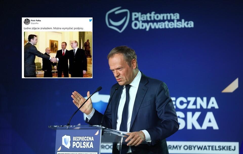 autor:  PAP/Rafał Guz/Twitter Piotr Pałka