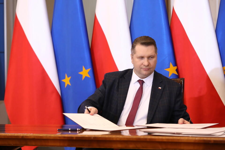 Minister Edukacji i Nauki Przemysław Czarnek / autor: PAP/Tomasz Gzell