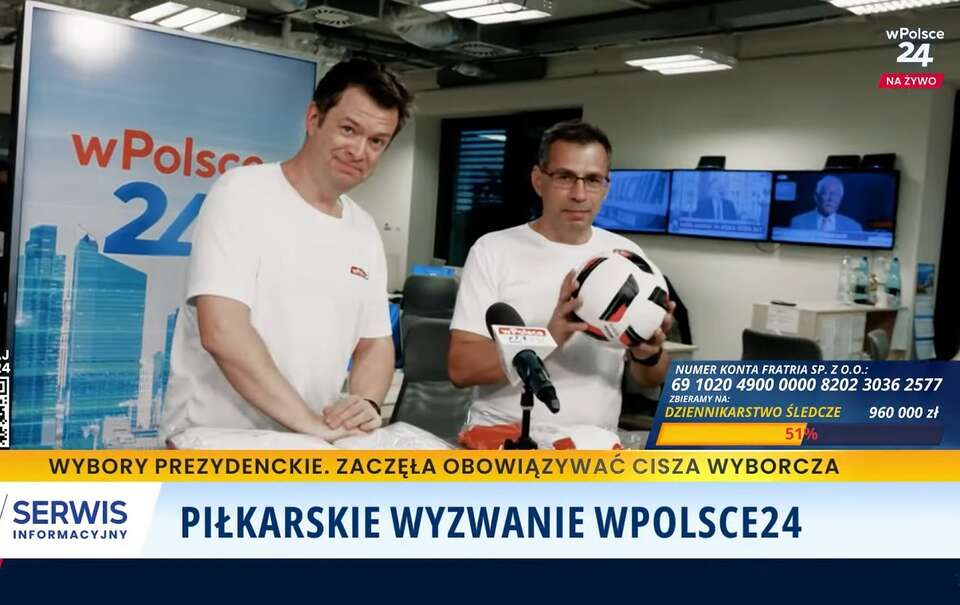 Marek Pyza i Jacek Karnowski zapraszają na Turniej Ciszy Wyborczej / autor: YT: TV wPolsce24