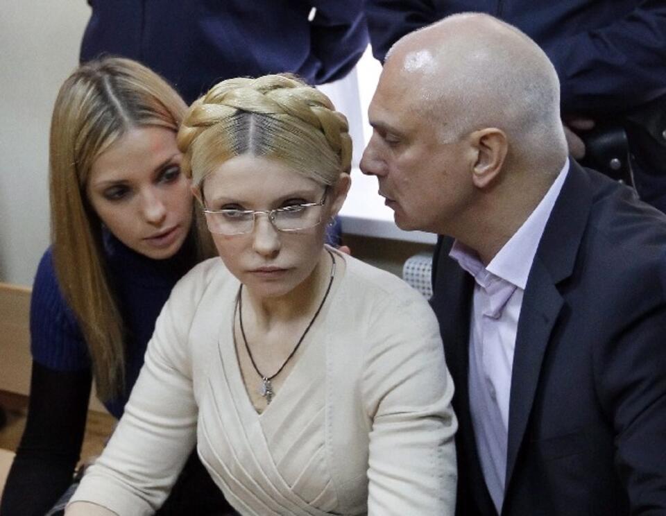 Julia Tymoszenko, córka Jewgenia i mąż Aleksandr, PAP/EPA