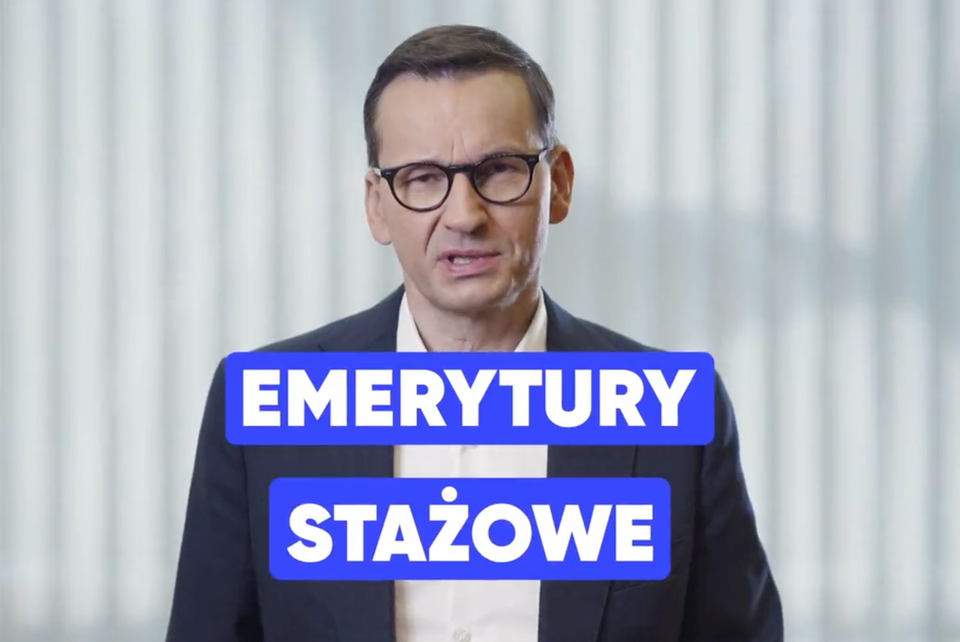 PiS wprowadza emerytury stażowe: To wyraz naszej wdzięczności za waszą ciężką pracę. A co zrobił Tusk? "Nakazał Polakom pracę do 67 lat!" / autor: Twitter/PiS