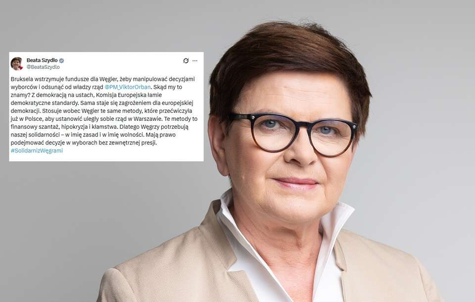 Beata a Szydło przestrzegła przed działaniami Komisji Europejskiej. / autor: Fratria