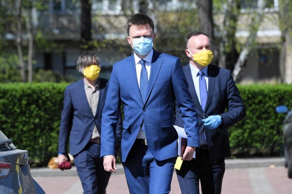 Szymon Hołownia  / autor: 	PAP/Radek Pietruszka