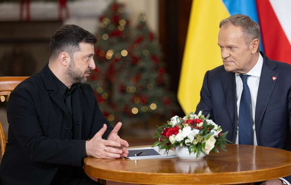 "Zełenski wystawia Tuska na pośmiewisko". Kulisy konferencji