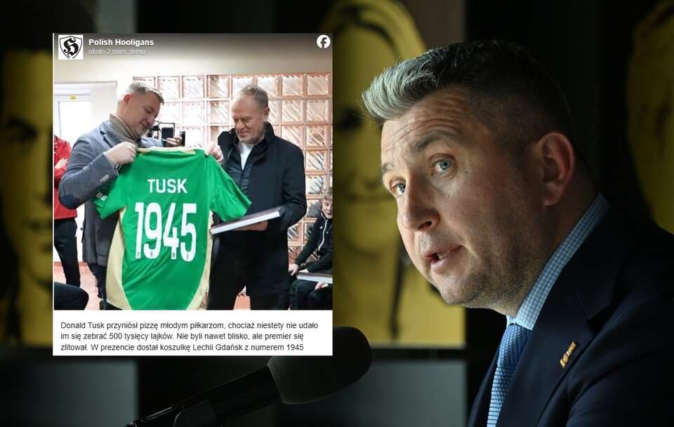 Dwa miesiące temu Tusk pozował z koszulką z logo Zondacrypto