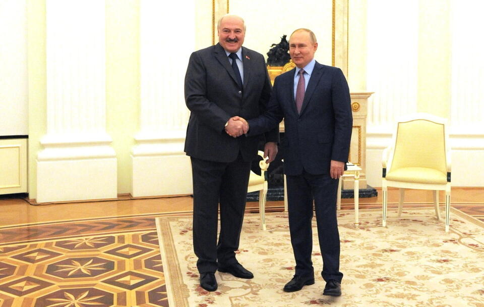 Łukaszenka i Putin / autor: wikimedia.commons: Putin-Lukashenko meeting/18 February 2022/Kremlin.ru/https://creativecommons.org/licenses/by/4.0/