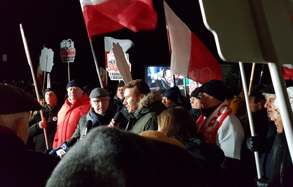 Protest w Radomiu / autor: Twitter/@komitetowp