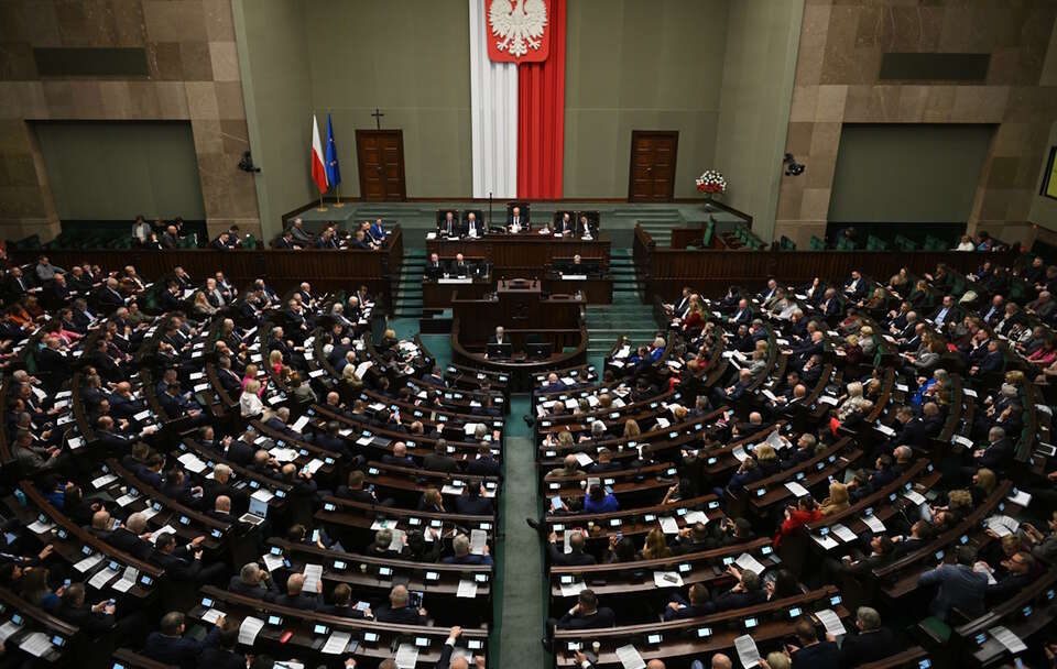 Sejm zakończył prace nad budżetem na 2026 r.  / autor: PAP/Marcin Obara