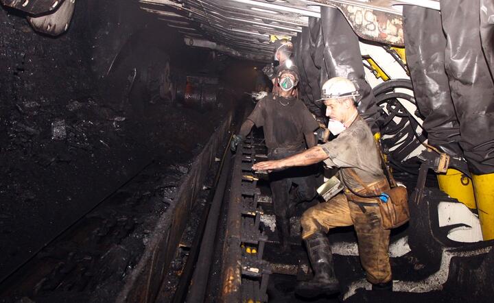 Górnicy Kopalni Węglowej w pracy pod ziemią przy wydobyciu węgla, fot. materiały Kompanii Węglowej