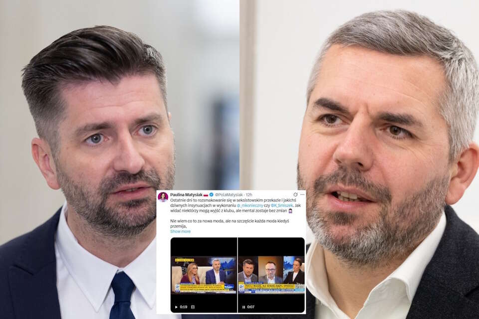 Matysiak odpowiada na drwiny Śmiszka: Seksistowski przekaz