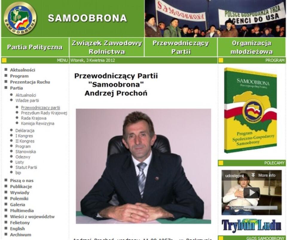 Fot. samoobrona.org.pl
