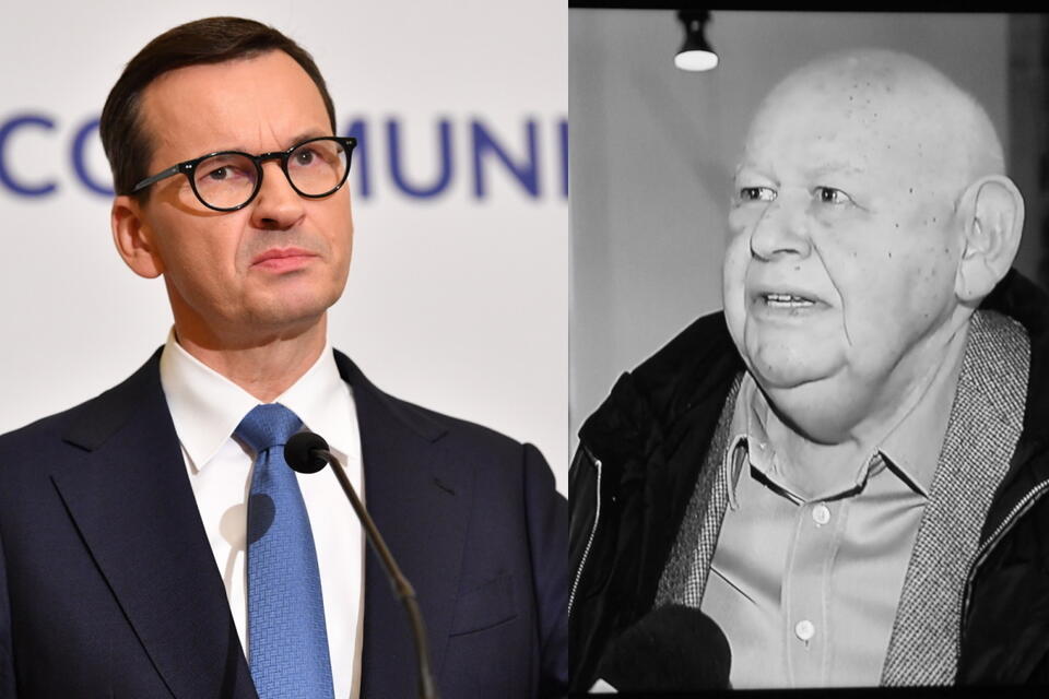 Mateusz Morawiecki, Jerzy Urban  / autor: Fratria/ PAP/Radek Pietruszka