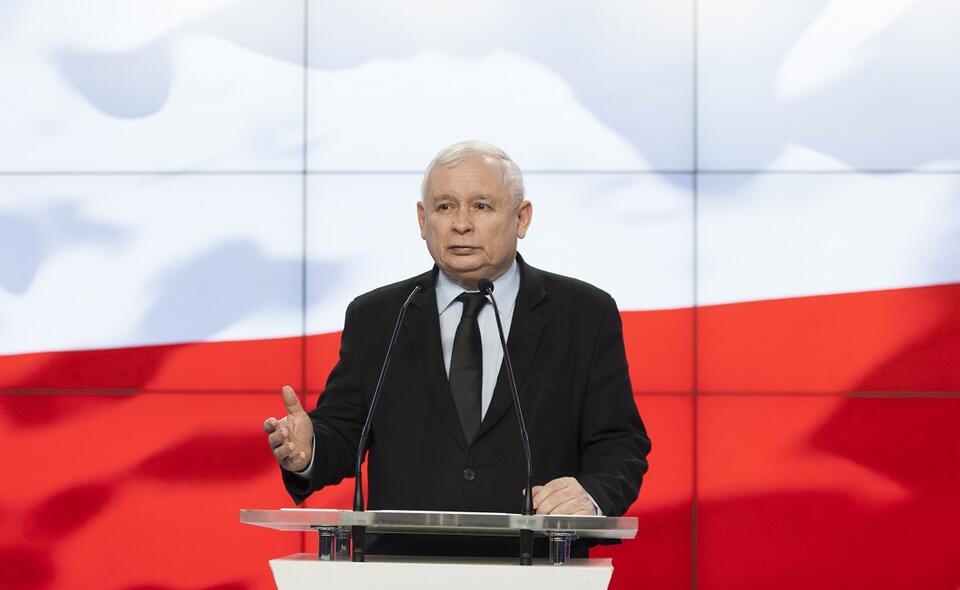 Prezes PiS Jarosław Kaczyński / autor: Fratria