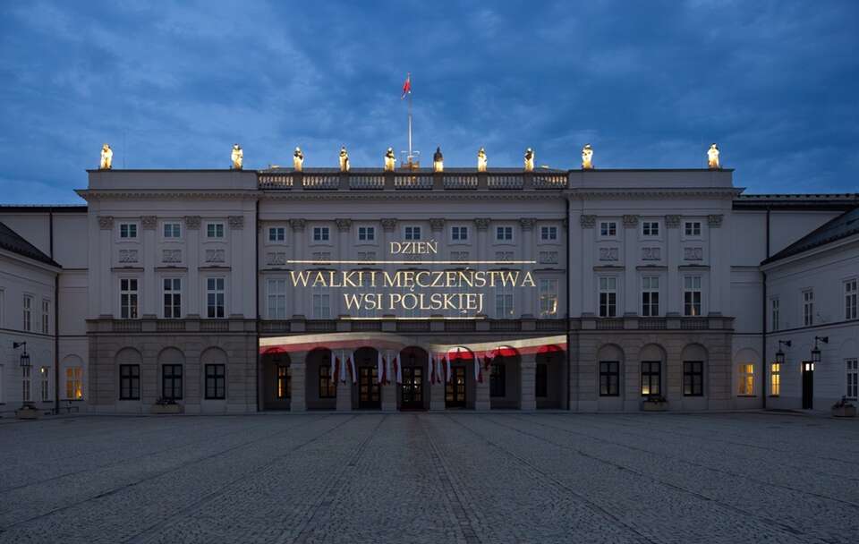 Iluminacja z okazji Dnia Walki i Męczeństwa Wsi Polskiej