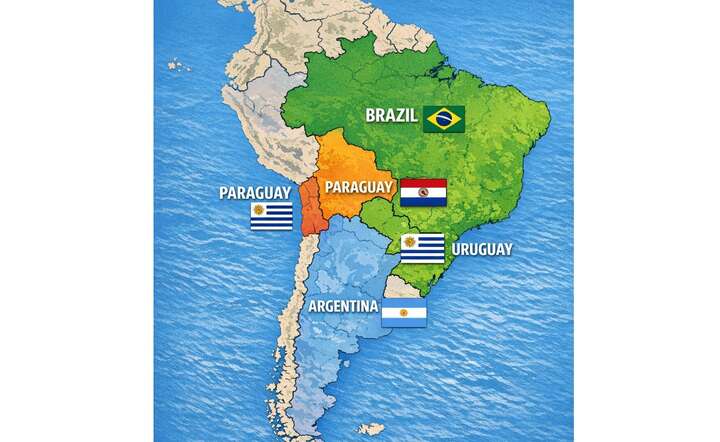 W krajach Mercosur mieszka łącznie ponad 20 mln osób. / autor: AI