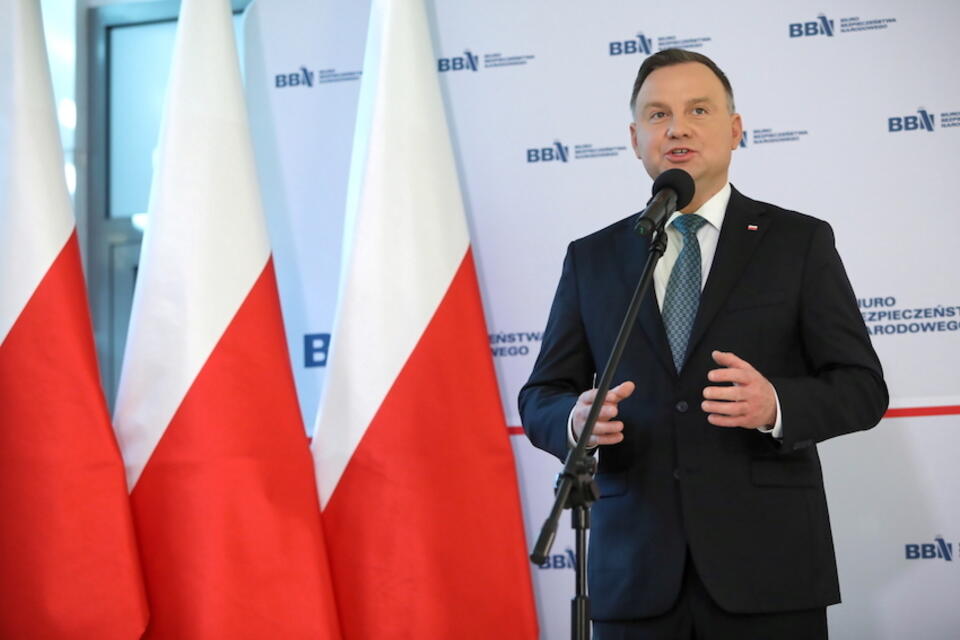 Prezydent Andrzej Duda. / autor: PAP/Leszek Szymański