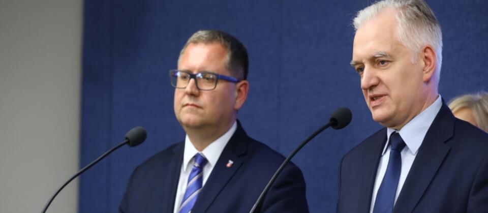 Konferencja partii Porozumienie / autor: PAP/Rafał Guz