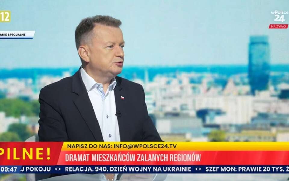 Mariusz Błaszczak / autor: screenshot wPolsce24