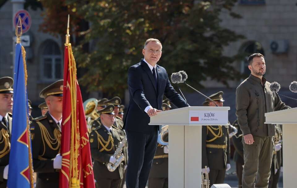 Andrzej Duda I Wołodymyr Zełenski / autor: X/@prezydentpl