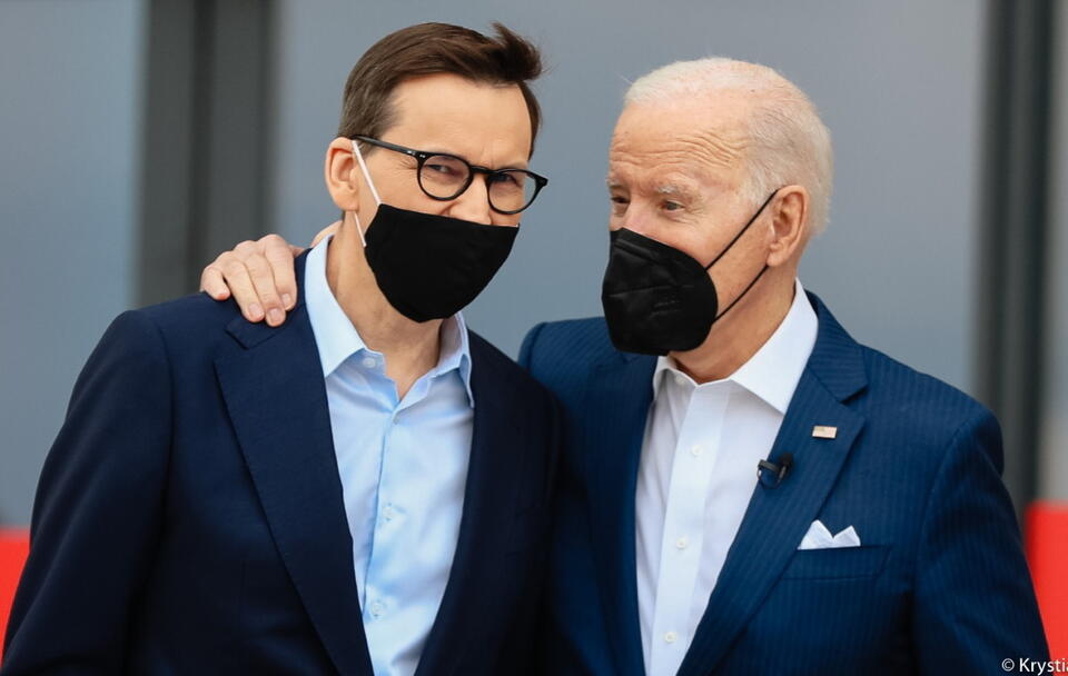Joe Biden, Mateusz Morawiecki / autor: Krystian Maj/KPRM