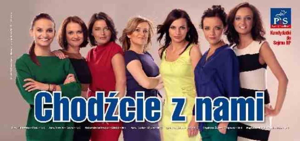 Najnowsze plakaty PiS z kandydatkami. Fot. wPolityce.pl