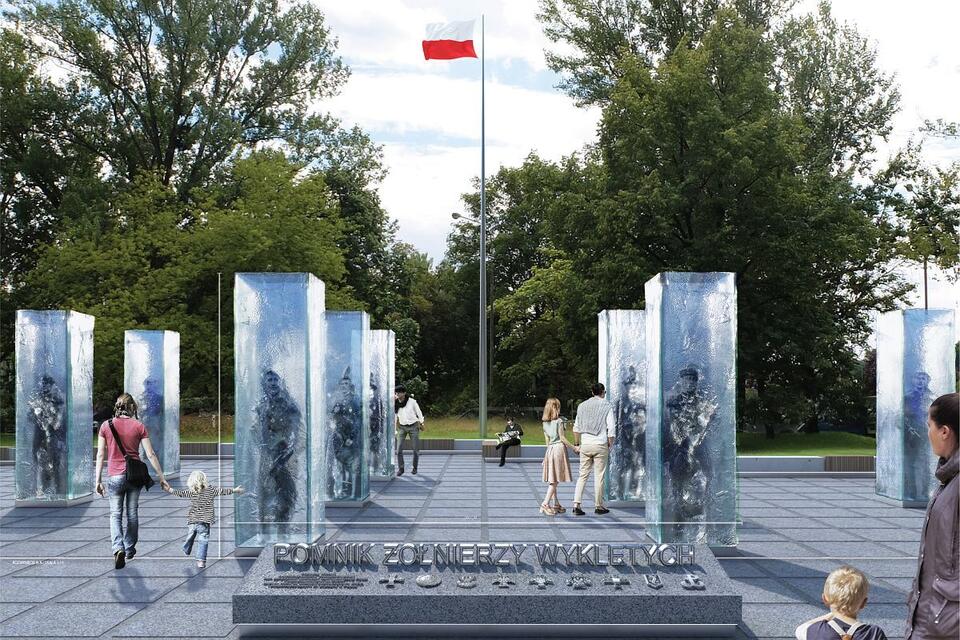 Projekt pomnika Żołnierzy Wyklętych we Wrocławiu / autor: Urząd Miejski Wrocławia