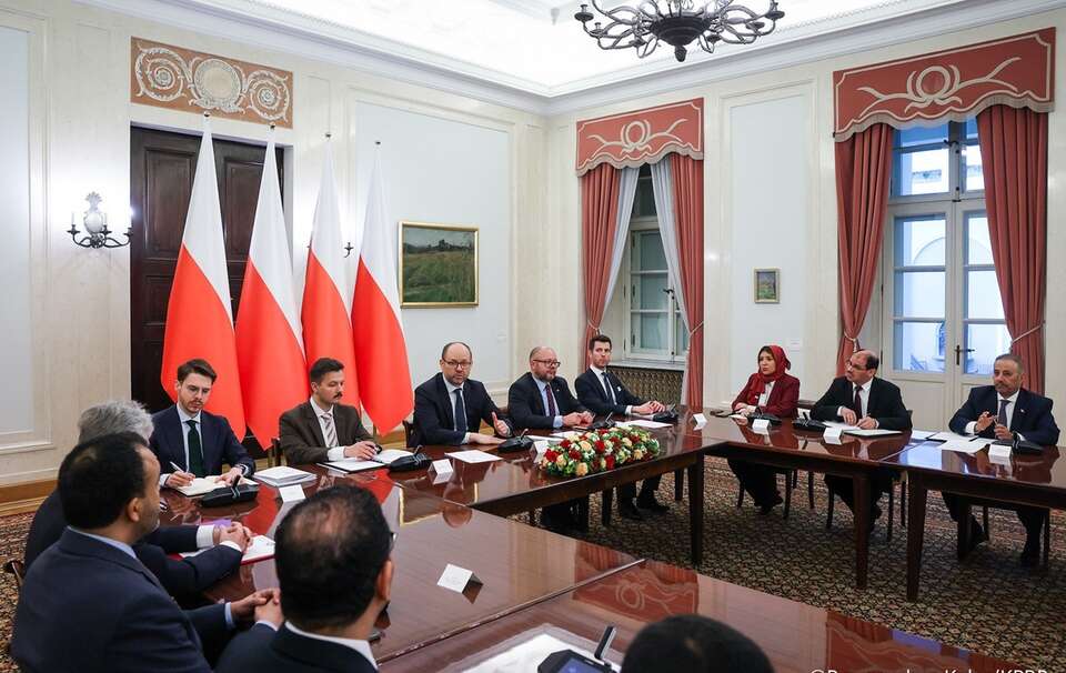 Przydacz przyjął ambasadorów i kierowników misji dyplomatycznych państw arabskich / autor: prezydent.pl / X
