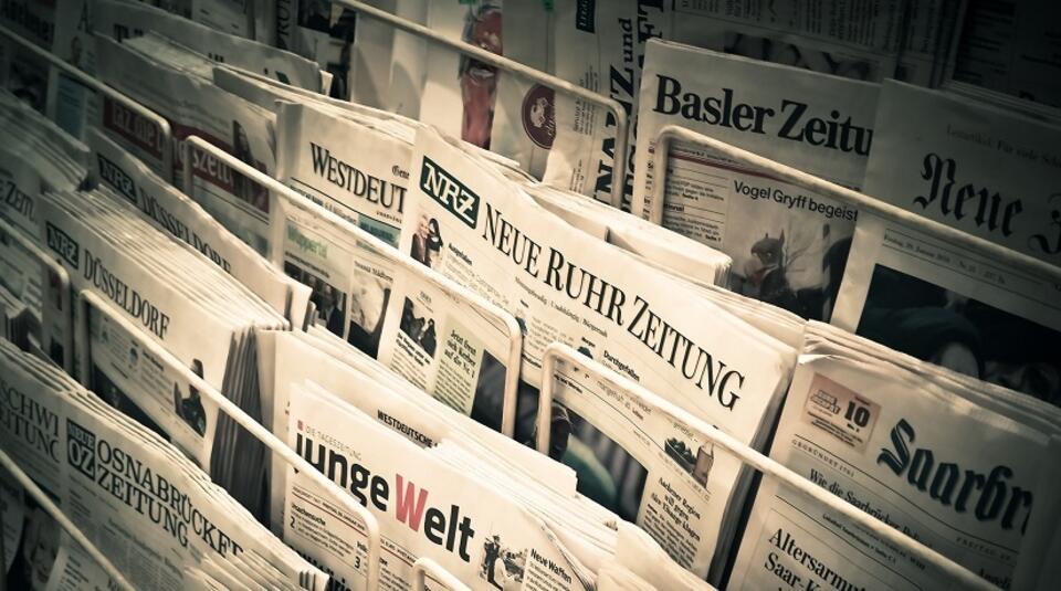 Niemiecka prasa (zdjęcie ilustracyjne) / autor: Pixabay