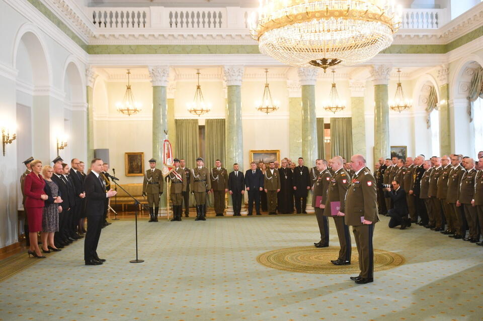 Uroczystość w Pałacu Prezydenckim / autor: PAP/Radek Pietruszka