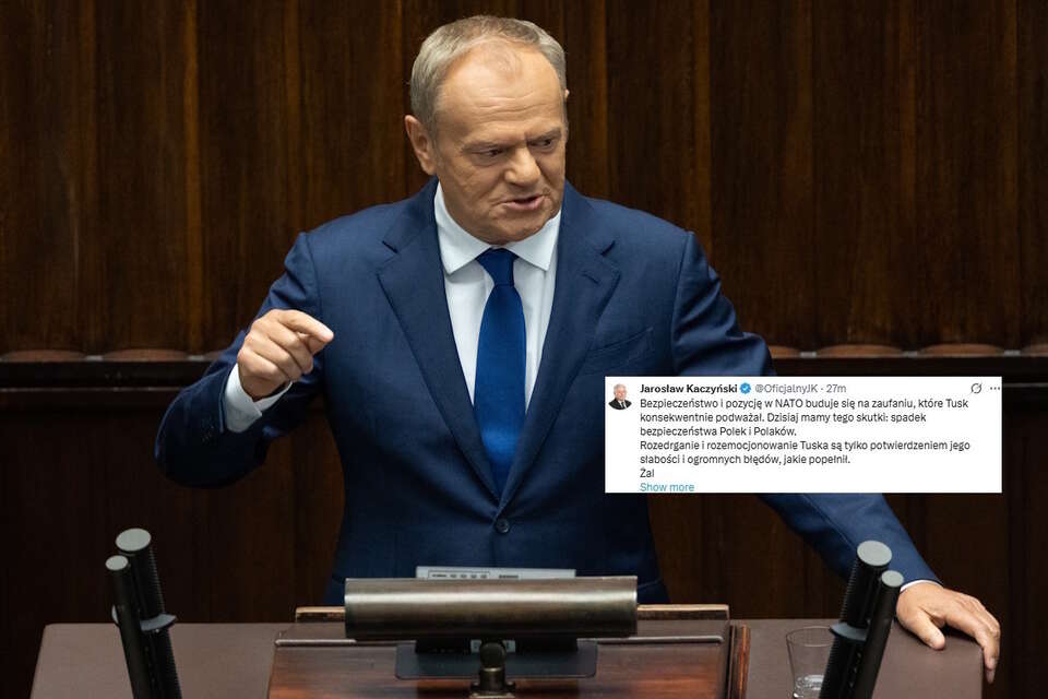 Tusk bredzi i atakuje prawicę. Prezes PiS: "Żal patrzeć..."