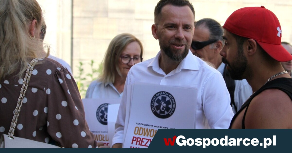 Odwołują Trzaskowskiego! Mają jedną trzecią podpisów