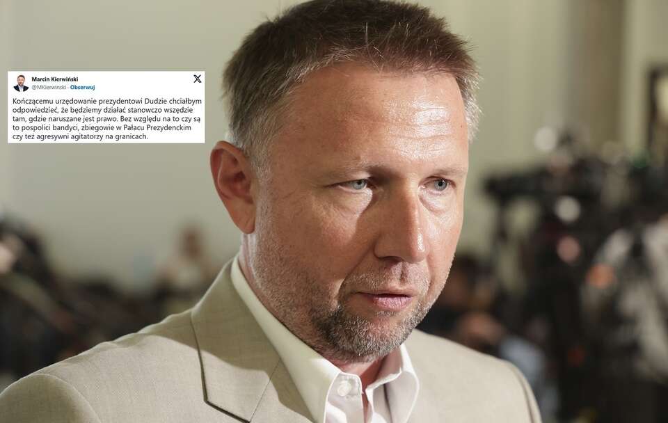 Agresywna odpowiedź Kierwińskiego na słowa prezydenta Dudy