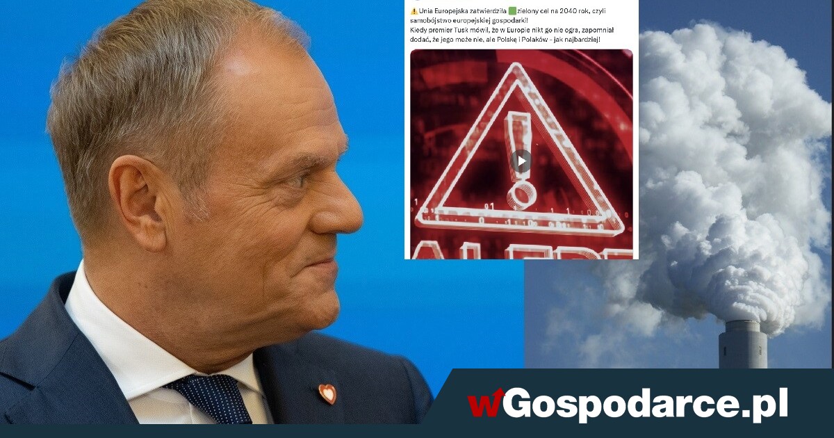 „Tusk zgodził się na zaoranie polskiej gospodarki”