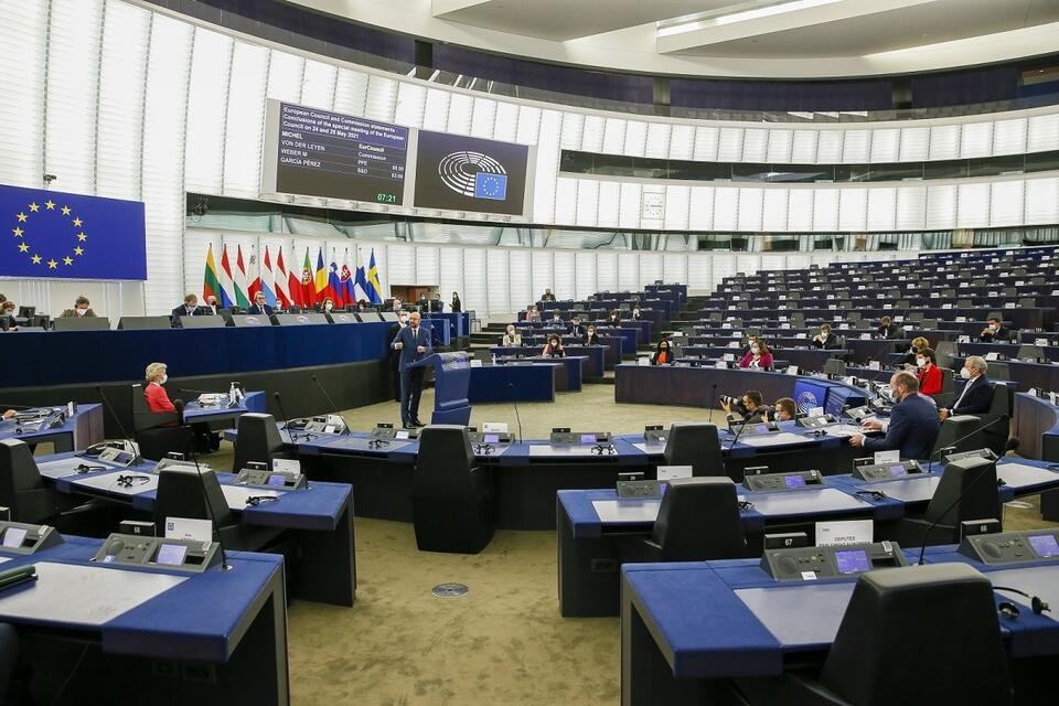 Sesja plenarna Parlamentu Europejskiego, Strasburg, 09.06.2021 / autor: PAP/EPA
