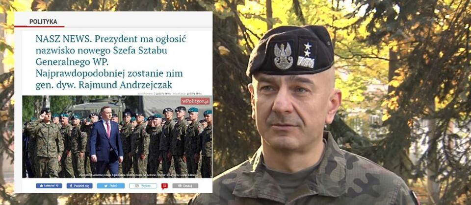 Gen. dyw. Rajmund Andrzejczak / autor: YouTube/Wojskowe Centrum Edukacji Obywatelskiej; wPolityce.pl