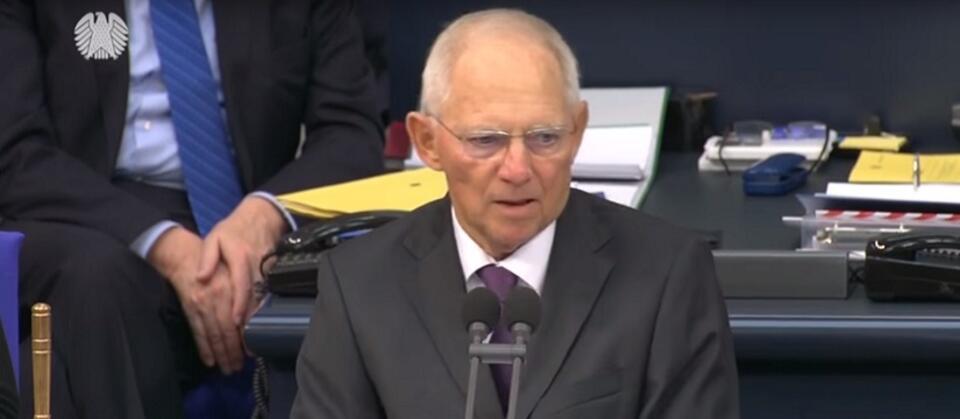 Przewodniczący Bundestagu Wolfgang Schaeuble / autor: YouTube