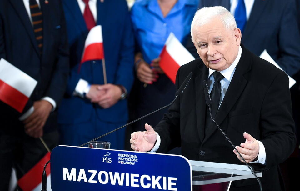Jarosław Kaczyński w Pruszkowie: Zerowa wiarygodność Tuska