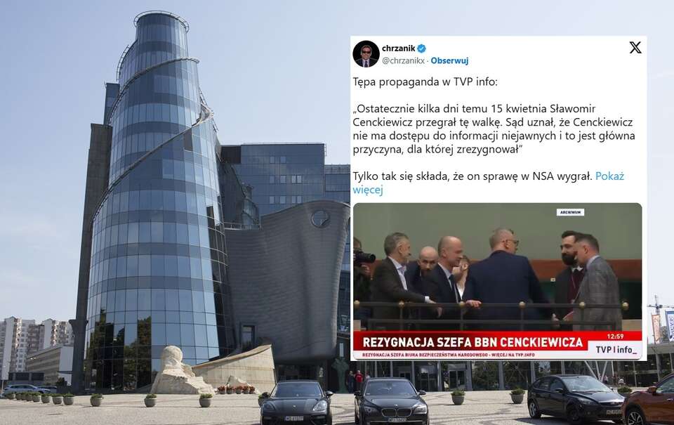 TVP Info w likwidacji bezczelnie kłamało na temat Cenckiewicza / autor: Fratria