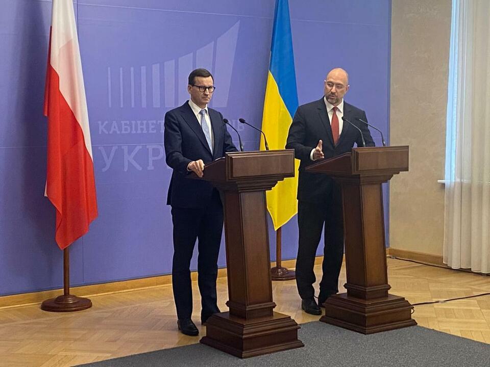 Premier Mateusz Morawiecki z wizytą w Kijowie  / autor: wPolityce.pl