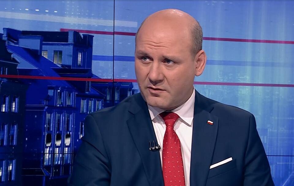 Szymon Szynkowski vel Sęk / autor: screenshot TVP INFO