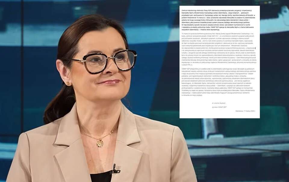 CMWP SDP protestuje przeciwko arogancji Czarzastego / autor: wPolsce24