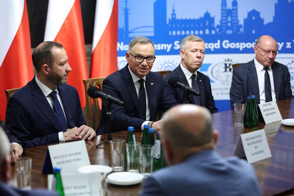 Prezydent Andrzej Duda / autor: PAP/Łukasz Gągulski
