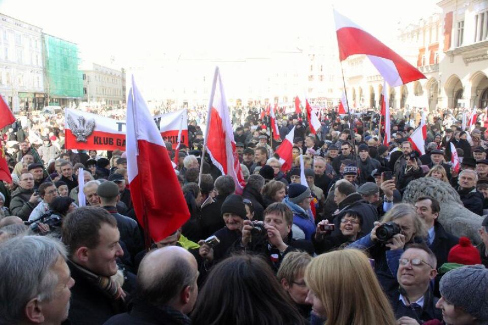 Krakowski marsz w obronie TV Trwam. Fot. wPolityce.pl, Jan Lorek