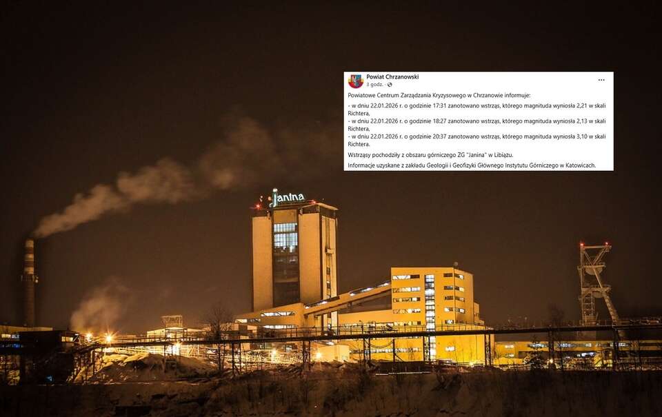 Kopalnia "Janina" w Libiążu / autor: Marcin Czekaj, CC BY-SA 3.0 <https://creativecommons.org/licenses/by-sa/3.0>, via Wikimedia Commons