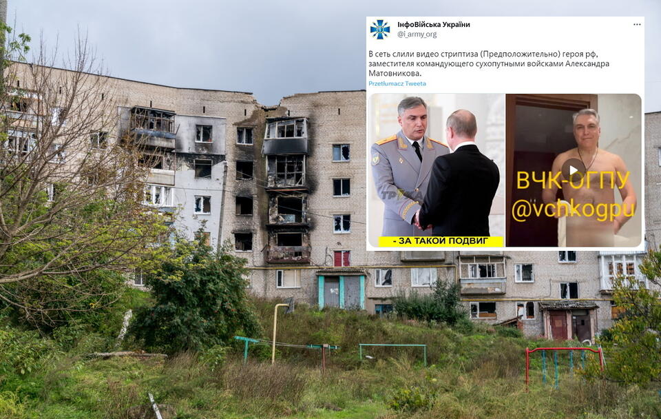 Zniszczona Ukraina, gen. Matkownikow / autor: Fratria/Twitter