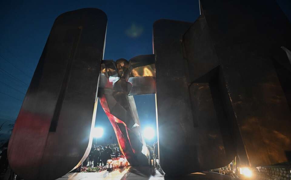 Pomnik Ofiar Grudnia 1970 w Gdyni / autor: PAP/Andrzej Jackowski