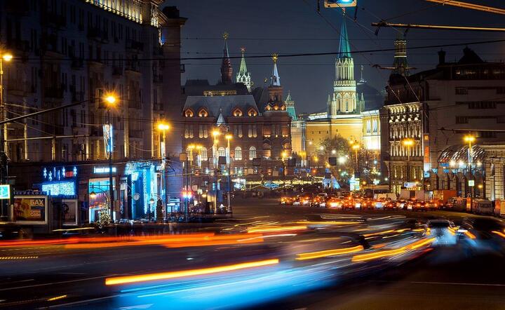 Moskwa nocą - zdjęcie ilustracyjne. / autor: Pixabay