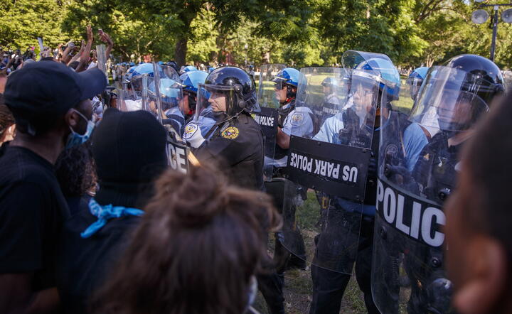 USA wstrząsana potężnymi protestami / autor: fot. PAP/EPA