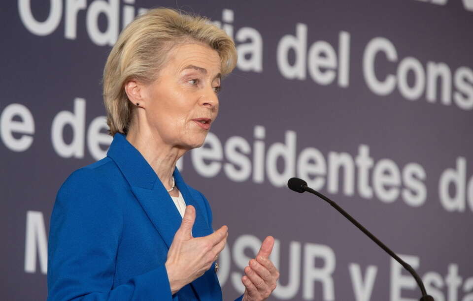 Ursula von der Leyen  / autor: EPA/SOFIA TORRES Dostawca: PAP/EPA.