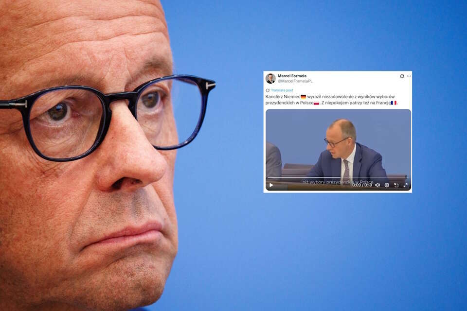 Friedrich Merz / autor: PAP-EPA/X-Marcel Formela, screen
